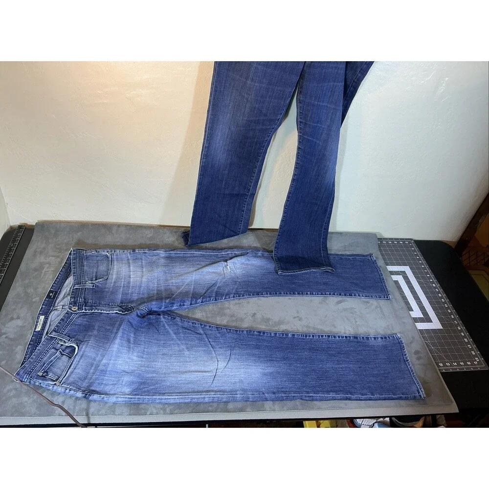 AG Adriano Goldschmied 38x34 Two 2 Pair Of Mens Jeans The Protege Straight Leg